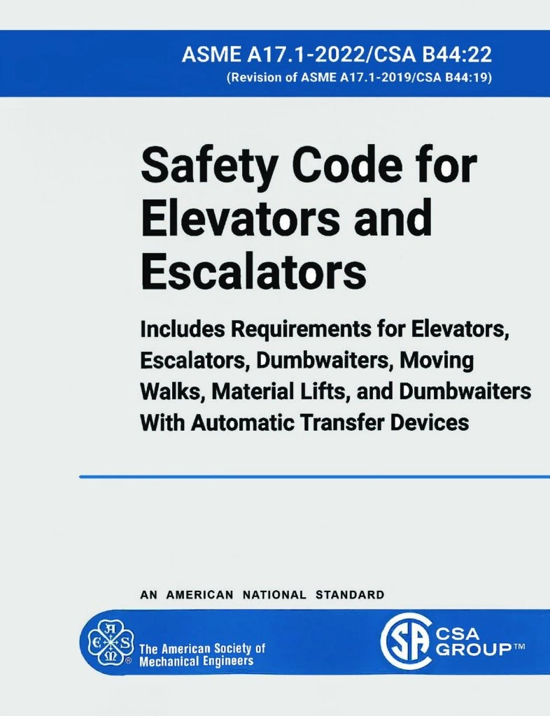ASME A17.1 - 2022 Safety Code for